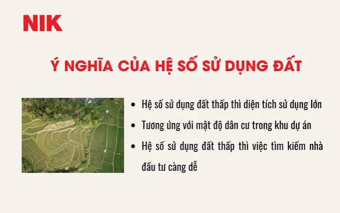 Hệ số sử dụng đất là gì: công thức tính, khác mật độ xây dựng chỗ nào